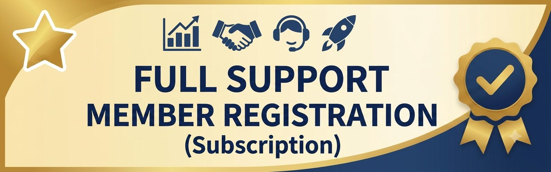 Full Support Membership<br>Monthly Subscription